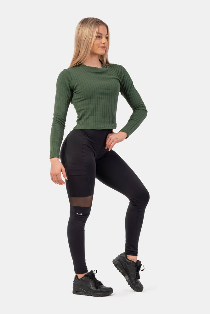 Sporty High-Waist Pocket NEBBIA Leggings – 404 VOGABAR Smart